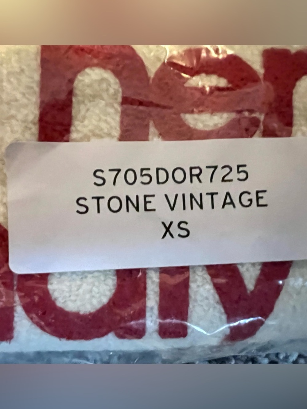 DAYDREAMER The Doors Love Her Madly Reverse Crew in Stone Vintage Size XS NWT - Picture 4 of 7